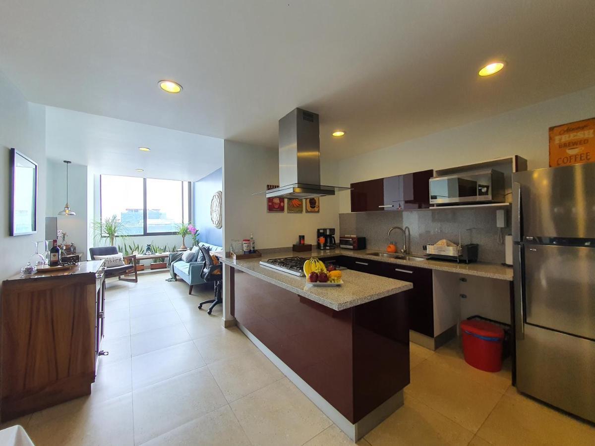 Blue Horse Apartment In New Polanco. Città del Messico Esterno foto